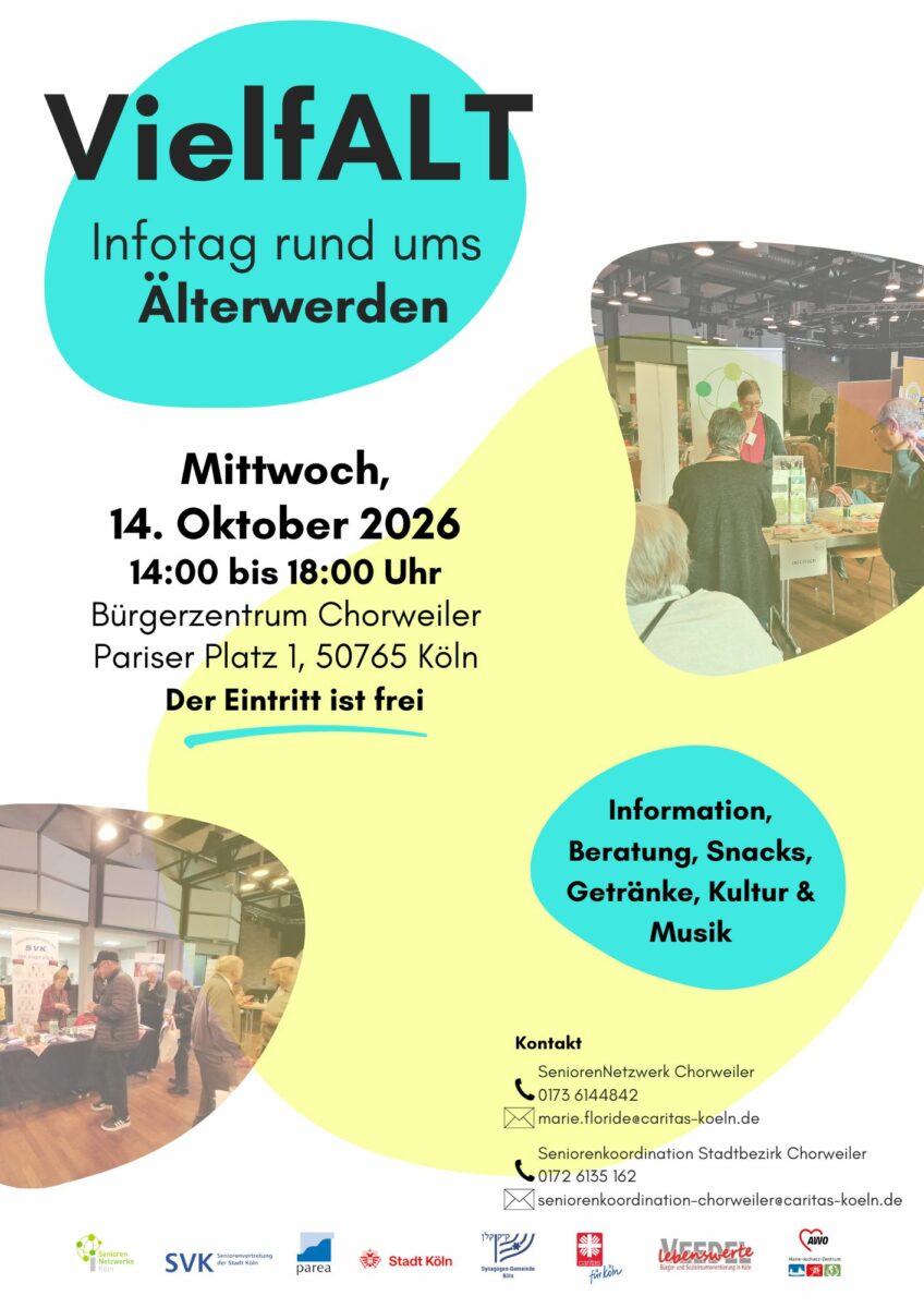 VielfALT Infotag rund ums Älter werden im Bezirk Chorweiler